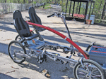 phot of adapted two seater bike
